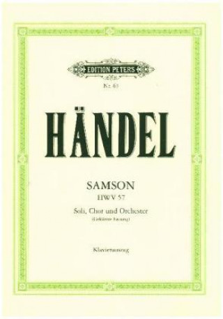 Book Samson HWV 57 Georg Friedrich Händel