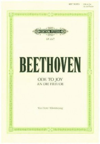 Tlačovina An die Freude Ludwig van Beethoven