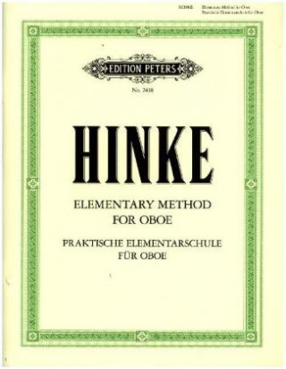 Tiskovina ELEMENTARY METHOD FOR OBOE Gustav Adolf Hinke