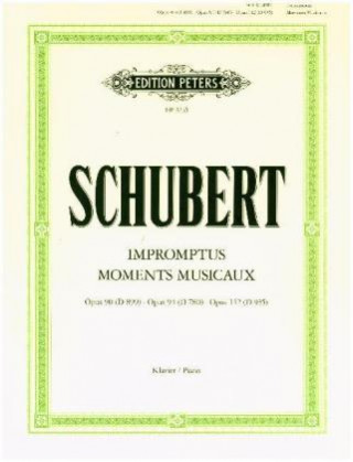 Kniha Impromptus, Moments Musicaux Franz Schubert