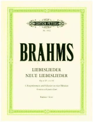 Книга LIEBESLIEDER OP52 & NEUE LIEBESLIEDER Johannes Brahms