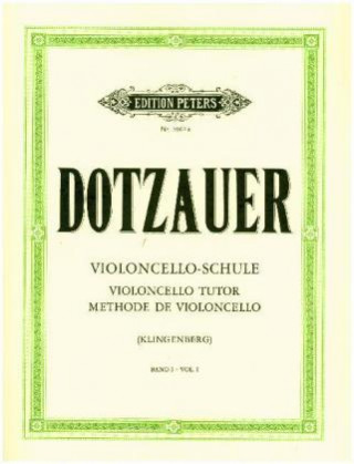 Nyomtatványok VIOLINCELLO TUTOR VOL1 Justus Johann Friedrich Dotzauer