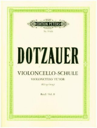 Kniha VIOLINCELLO TUTOR VOL2 Justus Johann Friedrich Dotzauer