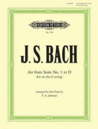 Könyv Air D-Dur "Air on the G String" Johann Sebastian Bach