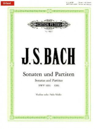 Книга Sonaten und Partiten für Violine solo BWV 1001-1006 / URTEXT Johann Sebastian Bach