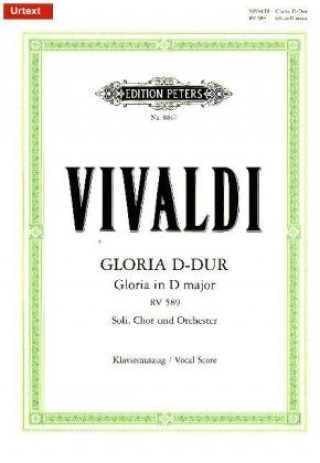 Tlačovina Gloria D-Dur RV 589 Antonio Vivaldi
