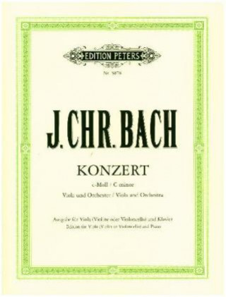 Materiale tipărite Konzert für Viola und Orchester c-Moll Johann Christian Bach