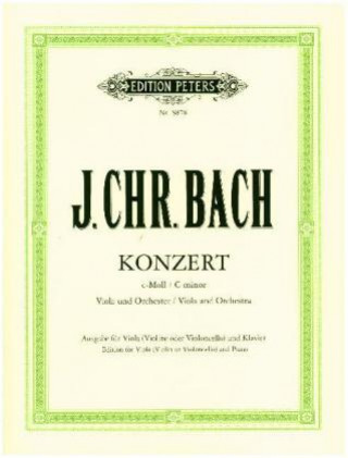 Nyomtatványok Konzert für Viola und Orchester c-Moll Johann Christian Bach