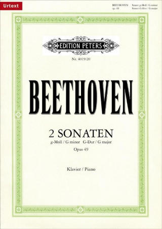 Kniha Sonaten op. 49 g-Moll Nr. 1 / G-Dur Nr. 2 Ludwig van Beethoven
