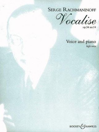 Carte Vocalise. Hohe Singstimme und Klavier Sergej Wassiljewitsch Rachmaninow
