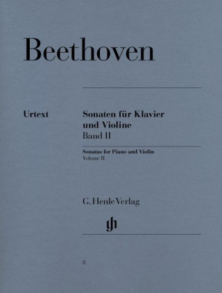 Kniha Sonaten für Klavier und Violine, Band II Ludwig van Beethoven