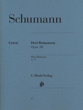 Materiale tipărite Schumann, Robert - Drei Romanzen op. 28 Robert Schumann