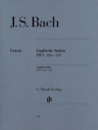 Carte Englische Suiten BWV 806-811 Johann Sebastian Bach