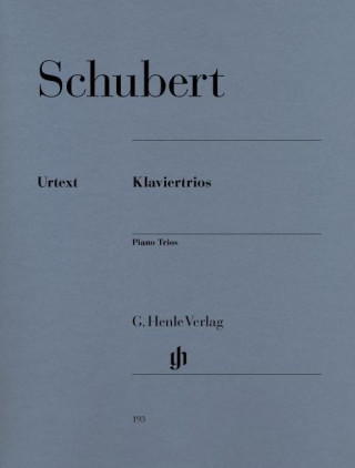 Kniha Klaviertrios Franz Schubert