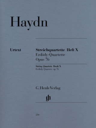 Carte Streichquartette Heft X op.76 Nr. 1-6 Joseph Haydn
