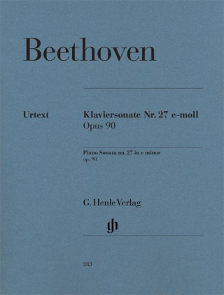 Kniha Klaviersonate Nr. 27 e-moll op. 90 Ludwig van Beethoven