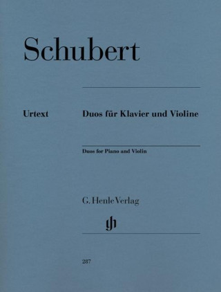 Kniha Duos für Klavier und Violine Franz Schubert