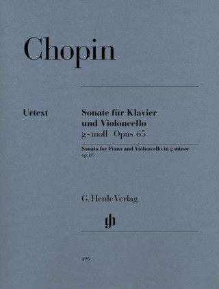 Tiskovina Sonate für Violoncello und Klavier g-Moll op.65, Partitur Frederic Chopin