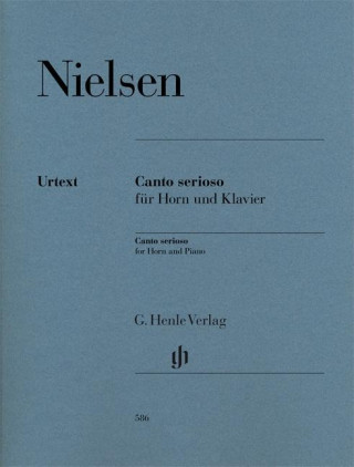 Carte Canto serioso für Horn und Klavier Carl Nielsen