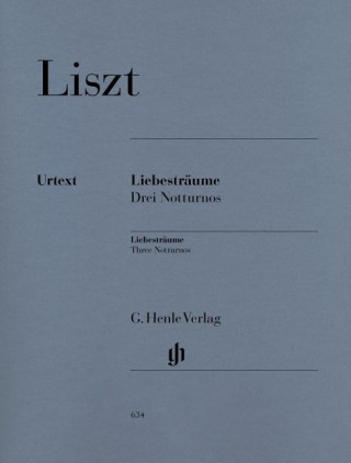 Kniha Liszt, Franz - Liebesträume, 3 Notturnos Franz Liszt