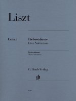 Könyv Liebesträume, 3 Notturnos Franz Liszt