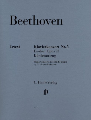 Livre Konzert für Klavier und Orchester Nr. 5 Es-dur op. 73 Ludwig van Beethoven