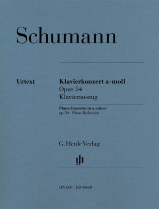 Carte Klavierkonzert a-moll, op. 54. Klavierauszug Robert Schumann