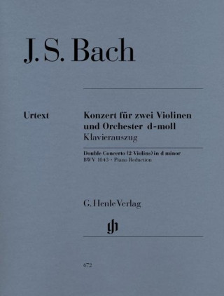 Tiskovina Konzert für 2 Violinen und Orchester d-moll BWV 1043 Johann Sebastian Bach