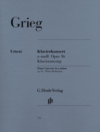 Tiskovina Klavierkonzert a-Moll op.16, Klavierauszug Edvard Grieg