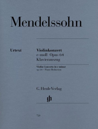 Nyomtatványok Violinkonzert e-Moll op.64, Klavierauszug Felix Mendelssohn-Bartholdy