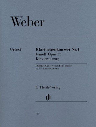 Książka Klarinettenkonzert  Nr. 1 f-moll op. 73 Carl Maria von Weber