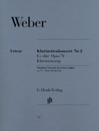 Tiskovina Klarinettenkonzert Nr.2 Es-Dur op.74, Klavierauszug Carl Maria von Weber