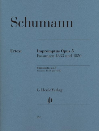 Kniha Impromptus op. 5 Robert Schumann