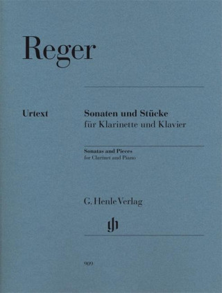 Carte Sonaten und Stücke für Klarinette und Klavier Max Reger