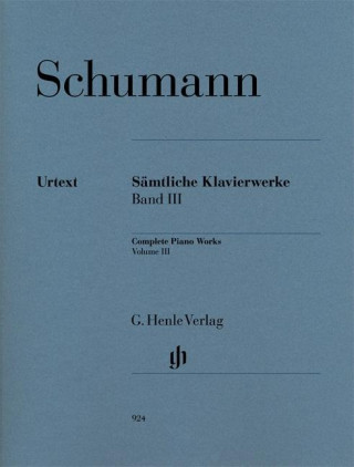 Knjiga Sämtliche Klavierwerke 3 Robert Schumann