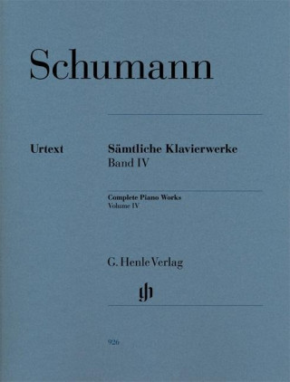 Knjiga Sämtliche Klavierwerke 4 Robert Schumann