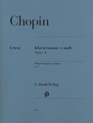 Book Klaviersonate c-moll op. 4 Frédéric Chopin