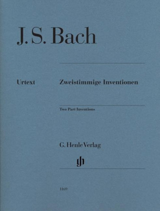Kniha Zweistimmige Inventionen Johann Sebastian Bach