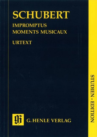 Carte Impromptus und Moments musicaux Franz Schubert
