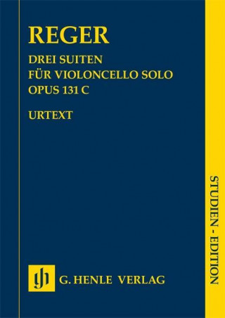 Carte Drei Suiten op. 131c für Violoncello solo Max Reger
