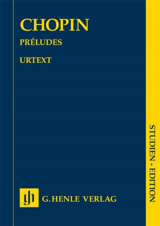 Kniha Préludes Frédéric Chopin