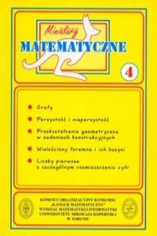 Carte Miniatury matematyczne 4 Grafy Brunon Kaminski