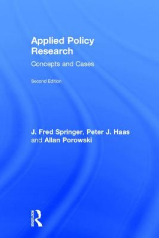 Knjiga Applied Policy Research Peter J. Haas