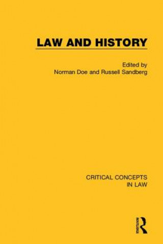 Kniha Law and History Norman Doe