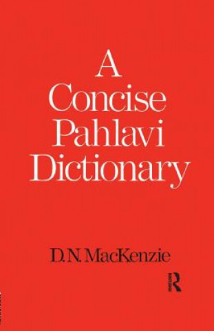 Carte Concise Pahlavi Dictionary MACKENZIE