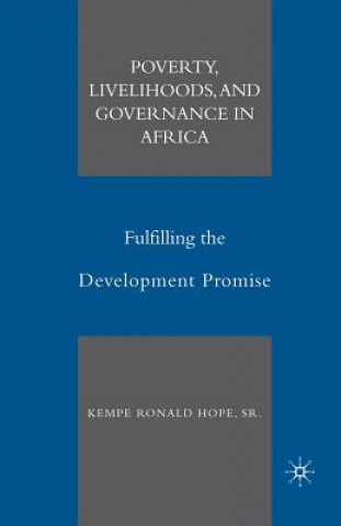 Książka Poverty, Livelihoods, and Governance in Africa K. Hope