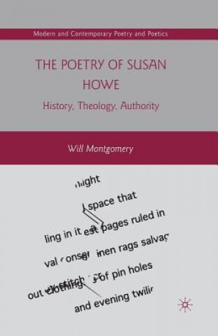 Kniha Poetry of Susan Howe W. Montgomery