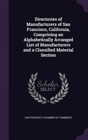 Carte DIRECTORIES OF MANUFACTURERS OF SAN FRAN SAN FRANCISCO CHAMBE