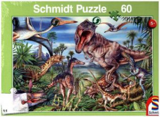 Játék Bei den Dinosauriern (Kinderpuzzle) 