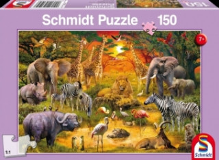 Játék Tiere in Afrika (Kinderpuzzle) 
